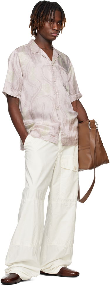 Риза Dries Van Noten Dries Van Noten Boxy Viscose Shirt Лилаво | 251-020742-1001, 3