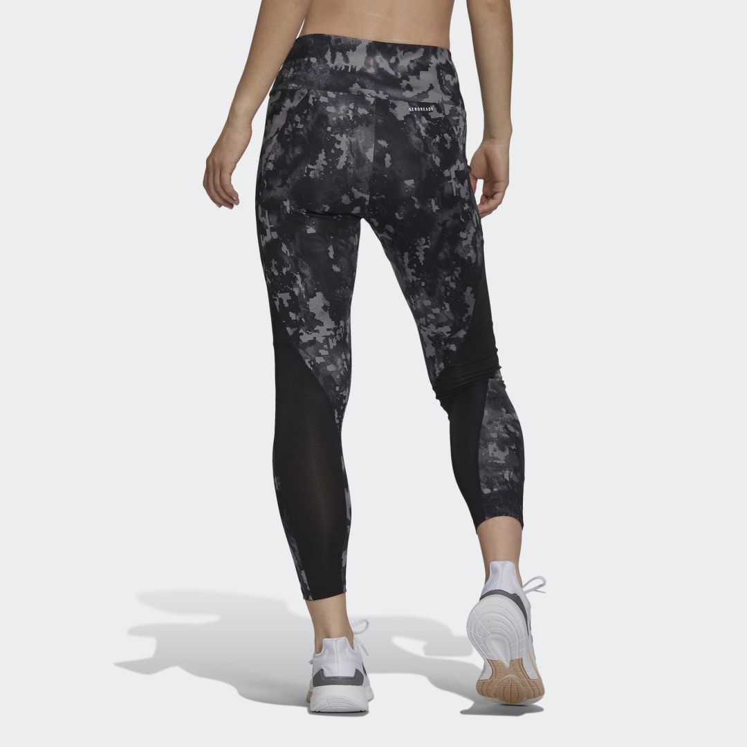 Клинове adidas Originals AEROREADY Designed to Move Print 7/8 High-Rise Leggings Черно | GS6351, 1