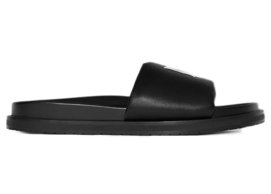 Кецове и обувки AMIRI Leather Slides Черно | PF22MFF002-004, 0