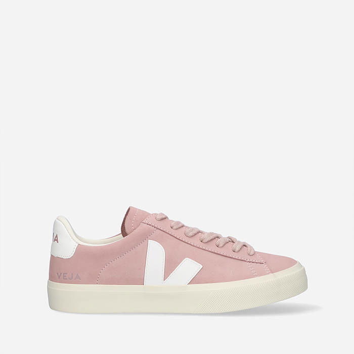 Кецове и обувки Veja Campo Nubuck ChromeFree Розово | CP132683, 1