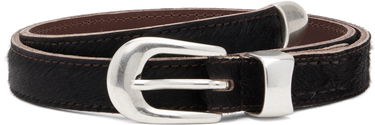 Колани OUR LEGACY Calf Hair Belt 2 CM Черно | A4258CC, 1