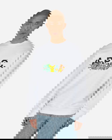 Пуловер A.P.C. Pokémon x Crewneck Бяло | COGVF-H27856 AAB, 1