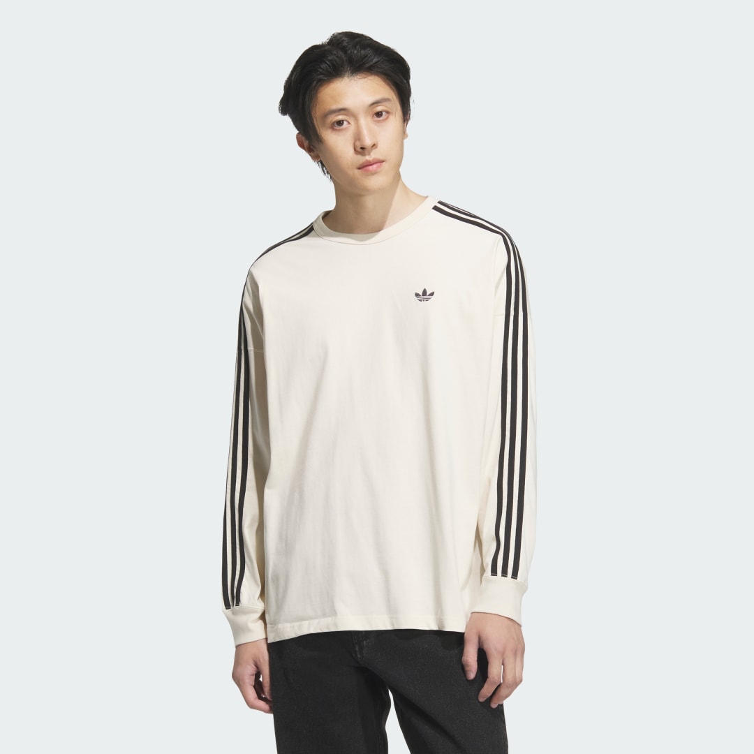 Тениска adidas Performance Long Sleeve T-Shirt Бежово | JV9280, 0