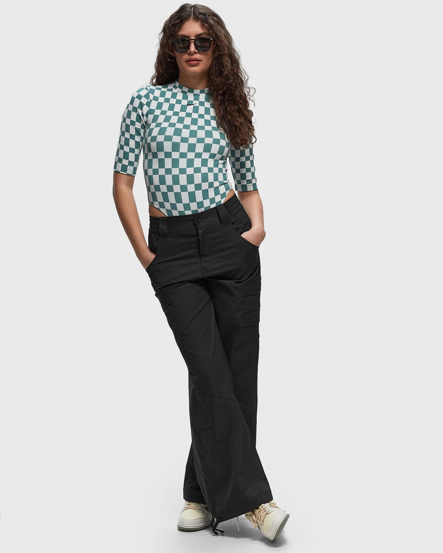 боди Nike WMNS Collection Jacquard Bodysuit Зелено | FN2234-361, 1