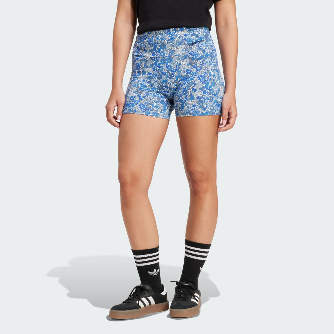 Къси панталони adidas Originals adidas Originals x Liberty London Booty Shorts Синьо | JD1753, 0