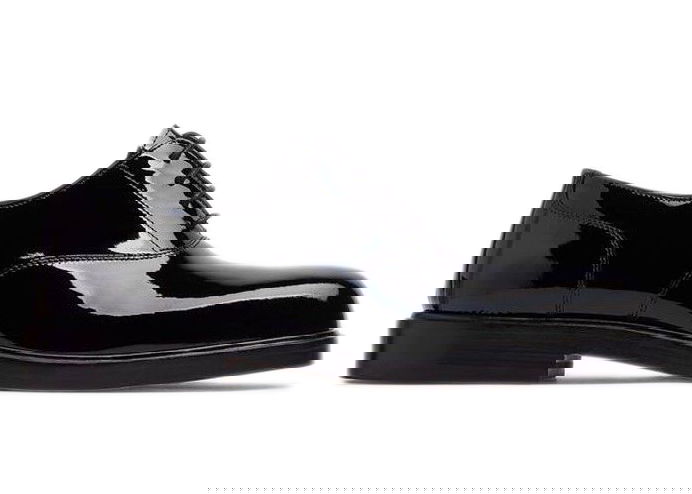Кецове и обувки Bottega Veneta Patent Leather Dress Shoes Черно | 679859V1AP01000, 0