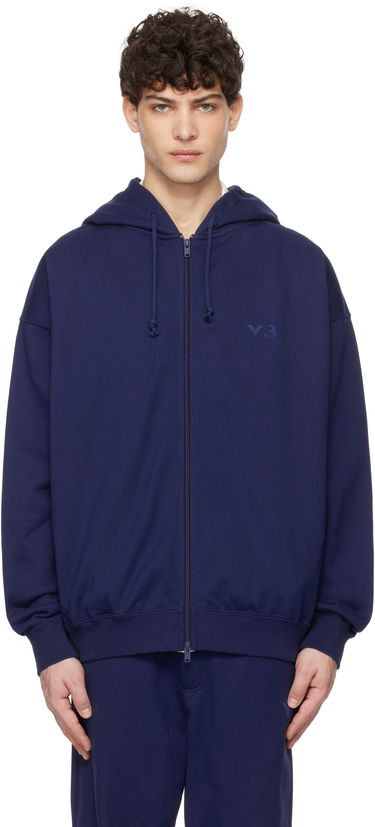Суитчър Y-3 Y-3 French Terry Zip Hoodie Тъмно синьо | JM7839, 0