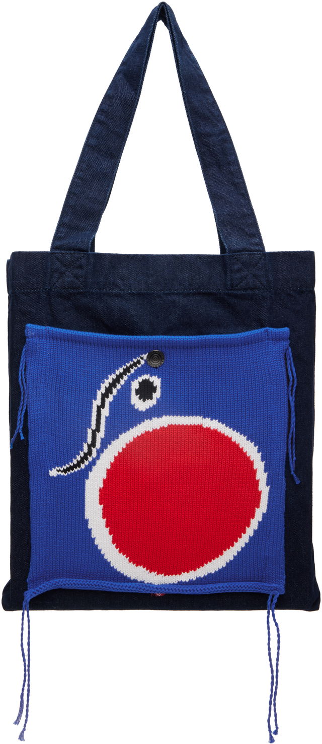 Knit Patch Tote