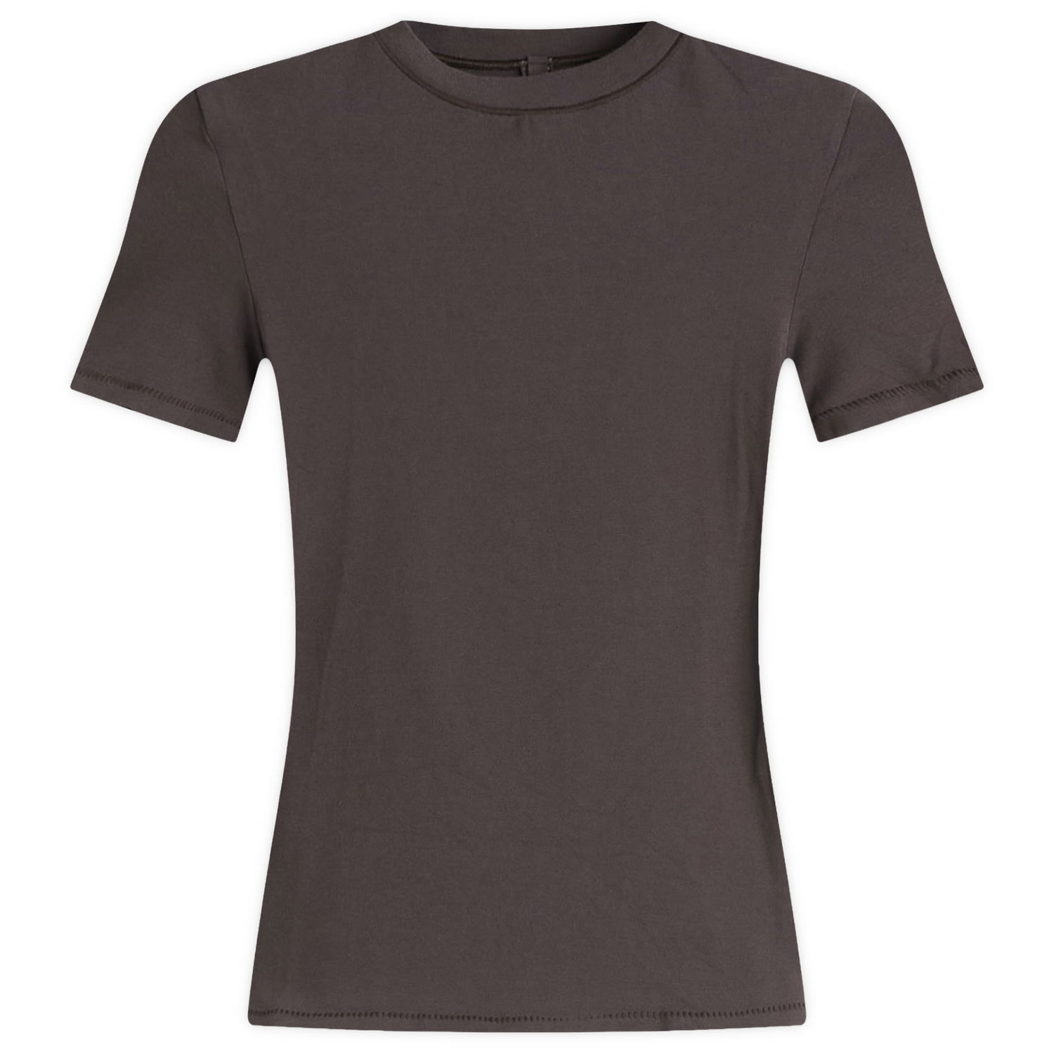 Тениска SKIMS Cotton Jersey T-Shirt, Size Large, SKIMS Кафяво | AP-TSH-0638-IRO, 1