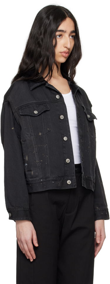 Яке Maison Margiela MM6 Maison Margiela Splatter Effect Denim Jacket Черно | S62AN0150 M30011, 1