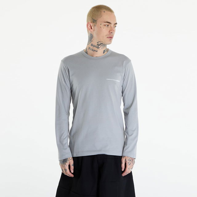 SHIRT Long Sleeve Tee Knit Grey