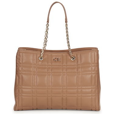 Голяма пазарска чанта CALVIN KLEIN RE-LOCK QUILT TOTE W/LPT CMPT Оранжево
 | K60K609880-RBC, 0