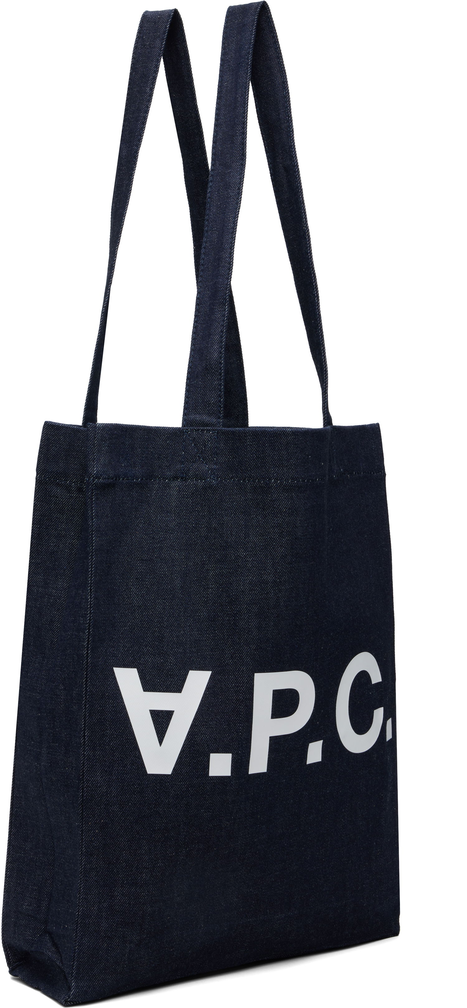 Голяма пазарска чанта A.P.C. A.P.C. Laure Denim Tote Bag Тъмно синьо | COHIZ-M61445, 1