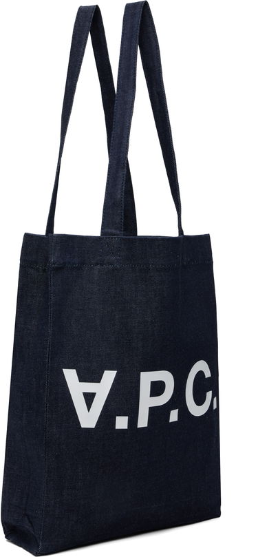 Голяма пазарска чанта A.P.C. A.P.C. Laure Denim Tote Bag Тъмно синьо | COHIZ-M61445, 1