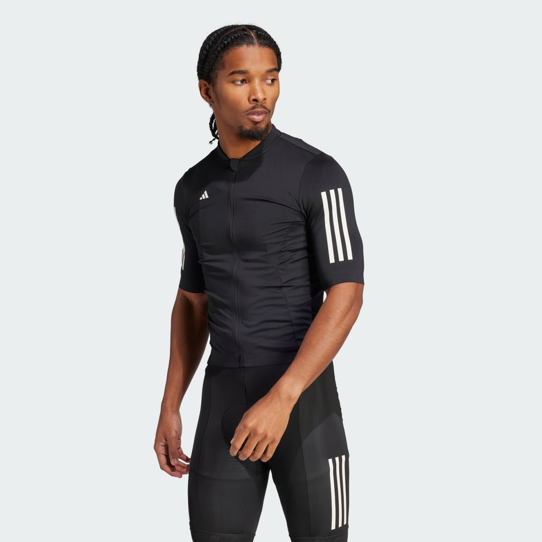 Фланелка adidas Performance Tempo 3-Stripes Cycling Jersey Черно | JD7177, 0