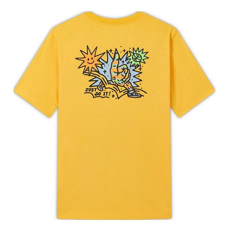 Тениска Nike Nike Cartoon Graphic T-Shirt Жълто | DV3189-728, 0