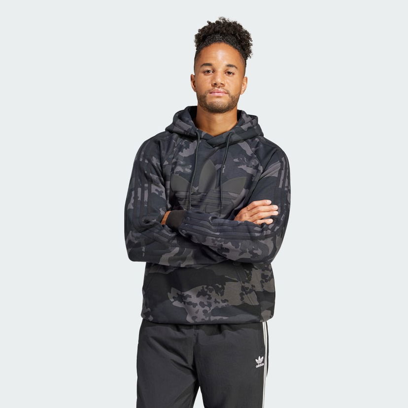 Суитчър adidas Originals Camo Hoodie Черно | IS2898