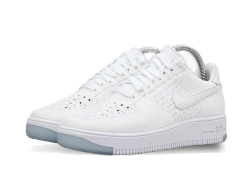 Кецове и обувки Nike W Air Force 1 Flyknit Low Бяло | 820256-101