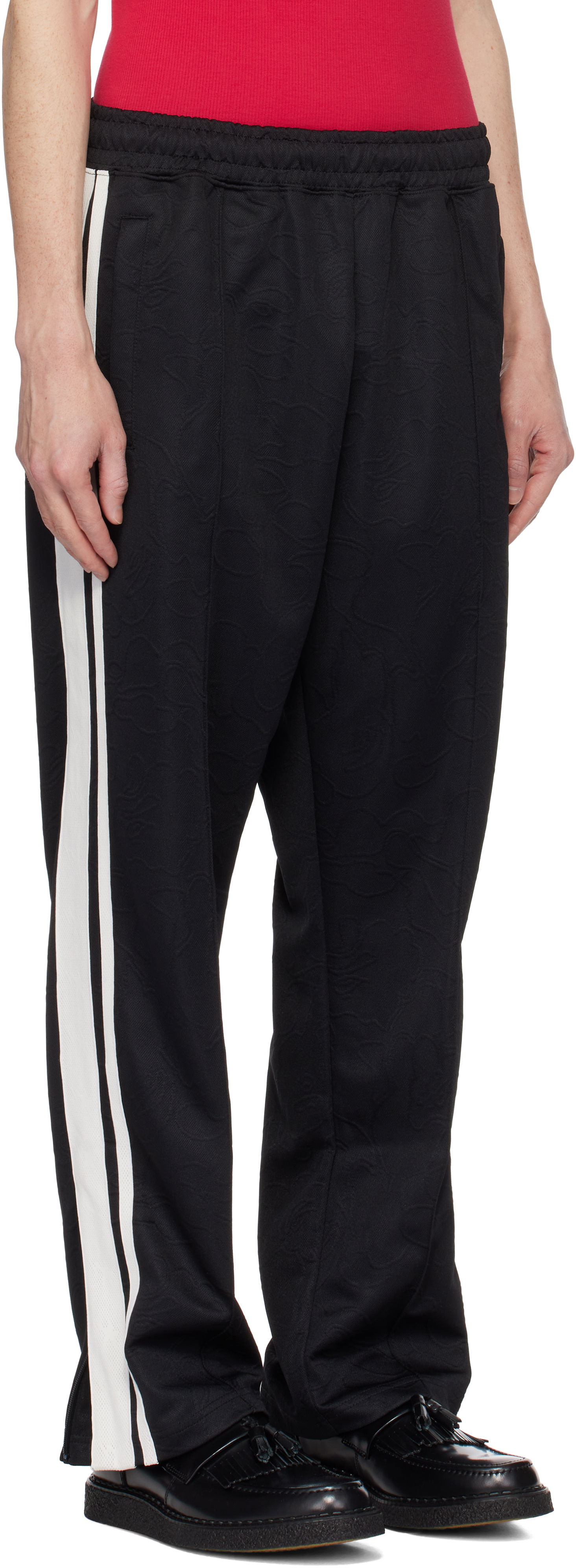 Спортни панталони BAPE Line Camo Jacquard Loose Fit Sweatpants Черно | 001PTK801304M, 1
