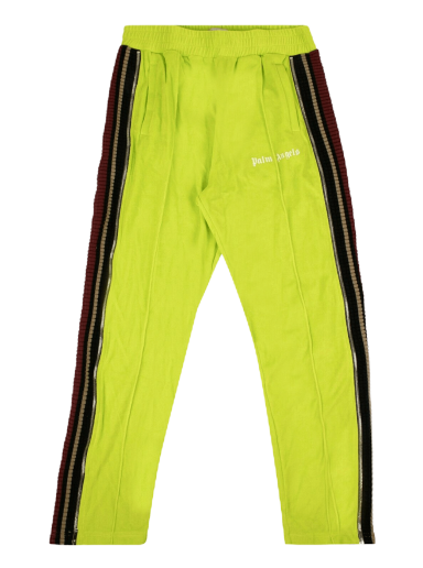 Панталони Palm Angels Velour Side Stripe Track Pants Жълто | PMCA007F194690074101