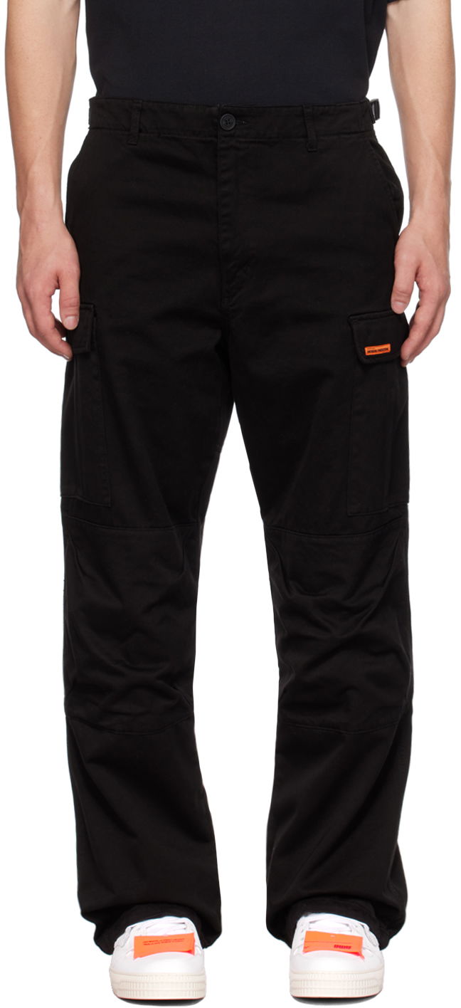 Карго панталони HERON PRESTON Vintage Wash Cargo Pants Черно | HMCF012F23FAB0031000, 0