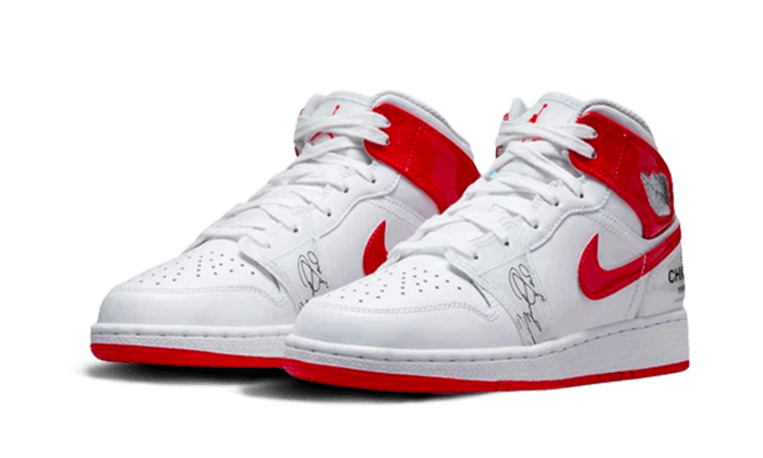 Кецове и обувки Jordan Air Jordan 1 Mid "Rookie Season" GS Червено | DR6496-116, 0