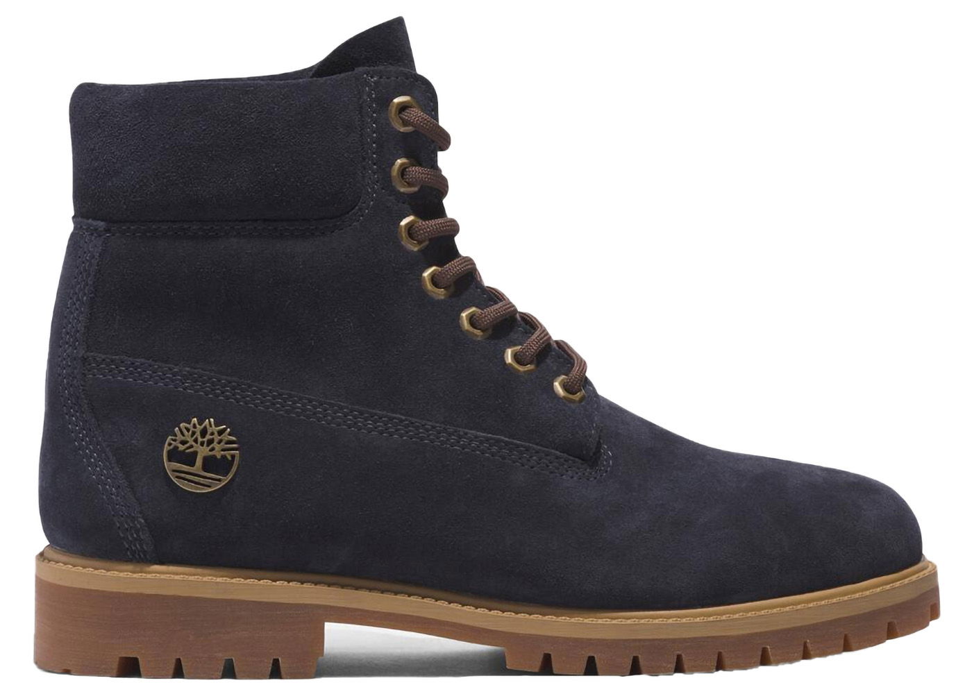 Кецове и обувки Timberland Heritage 6 Inch Lace Up Waterproof Dark Blue Suede Черно | TB0A6821-EP3, 0
