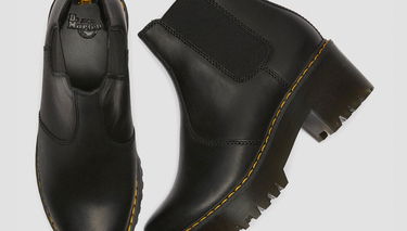 Кецове и обувки Dr. Martens Rometty Leather Chelsea Boot Черно | DM23917001, 2