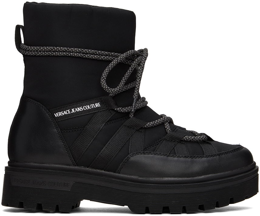 Кецове и обувки Versace Versace Jeans Couture Syrius Boots Черно | E73YA3S40EZS490, 0