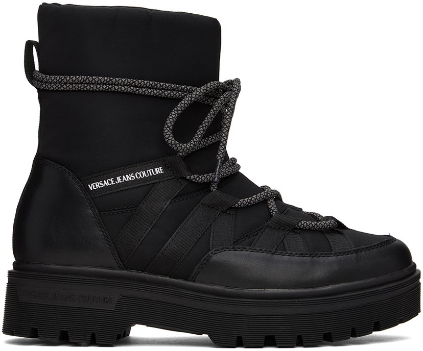 Кецове и обувки Versace Versace Jeans Couture Syrius Boots Черно | E73YA3S40EZS490