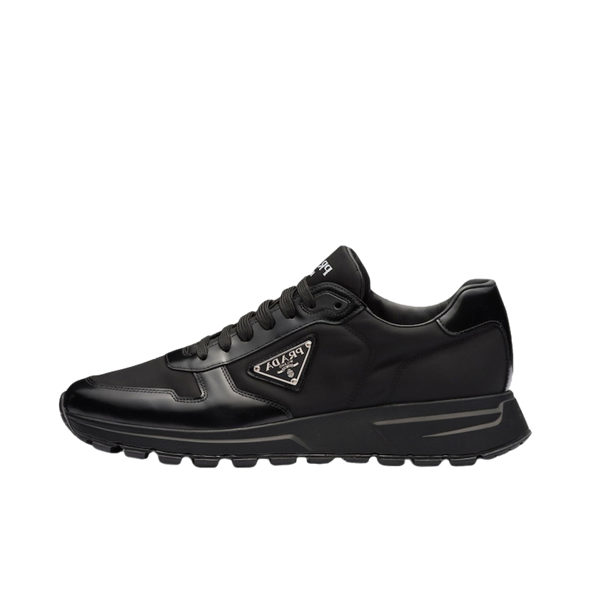 Кецове и обувки Prada PRAX 01 Sneakers Re-Nylon Brushed Leather Black Black Черно | 2EE369_3LF5_F0632_F_G000