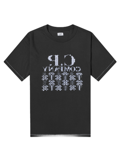 Тениска C.P. Company Logo T-Shirt Черно | 15CMTS355A-005431G-999