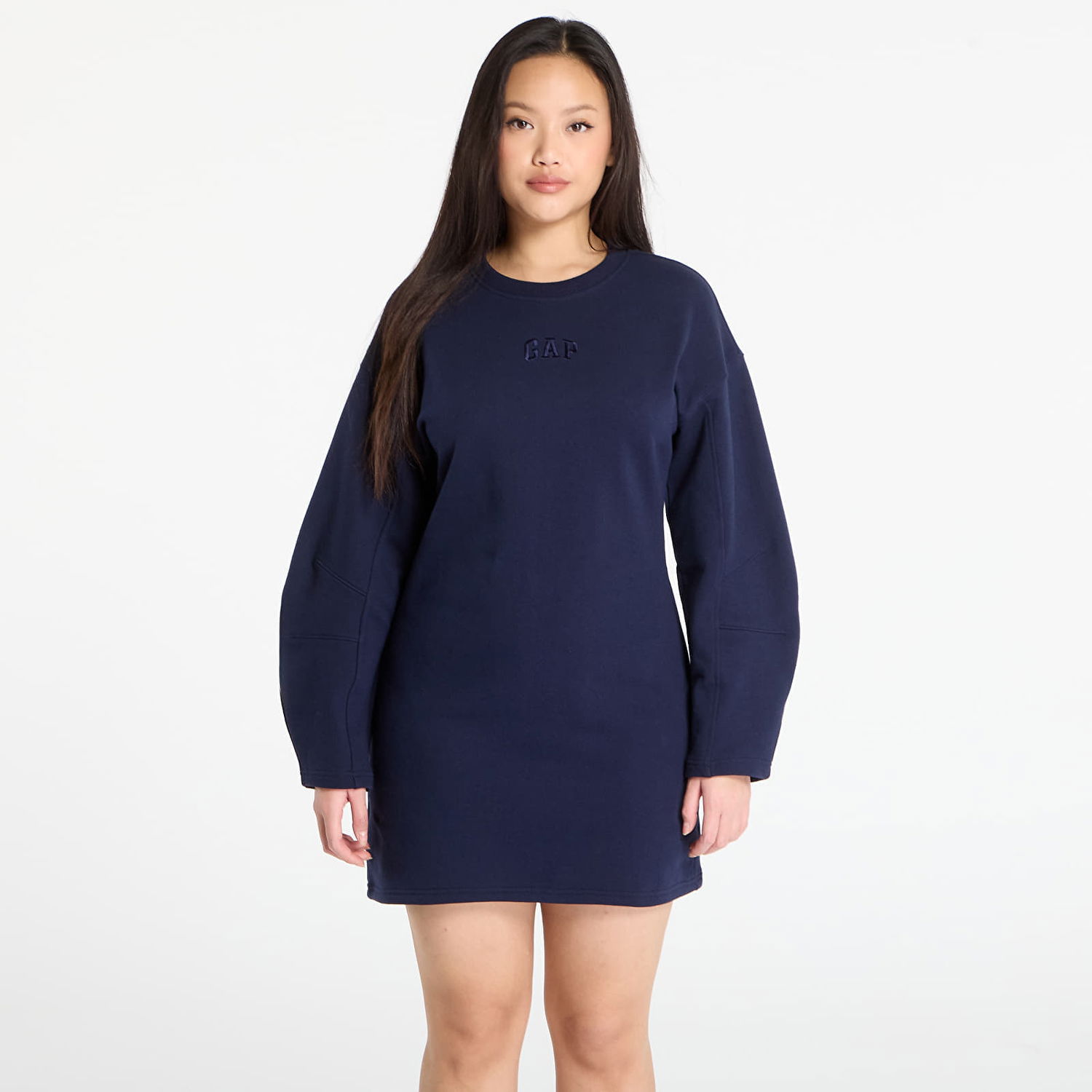 Pокля GAP Heavyweight Sweatshirt Dress Тъмно синьо | 823169-01, 0