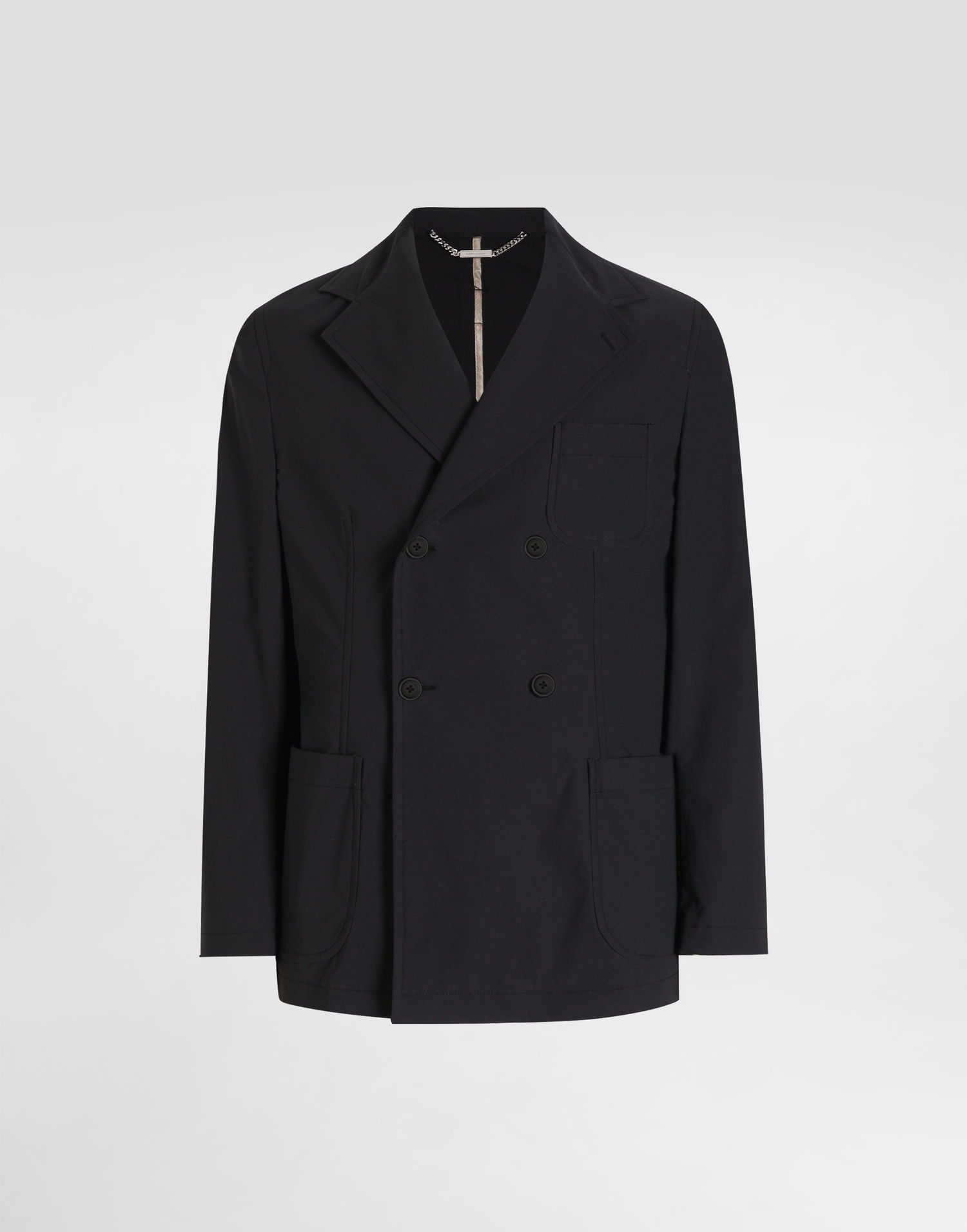 Яке Dolce & Gabbana Dolce & Gabbana Double-breasted Portofino Canvas Jacket Тъмно синьо | G2VG5TFUUDDN0000, 0
