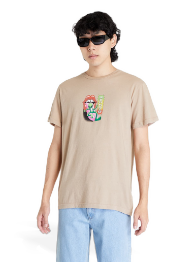 Тениска RIPNDIP Happy Lickin Tee Бежово | RND9561