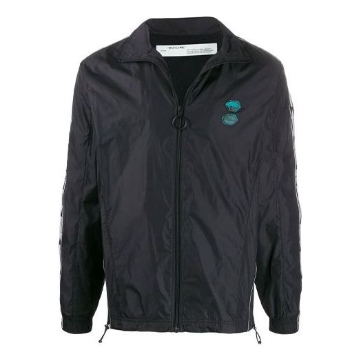 Ветровка Off-White Off-White Logo Thin and Light Track Jacket Черно | OMBD010R20G450011000