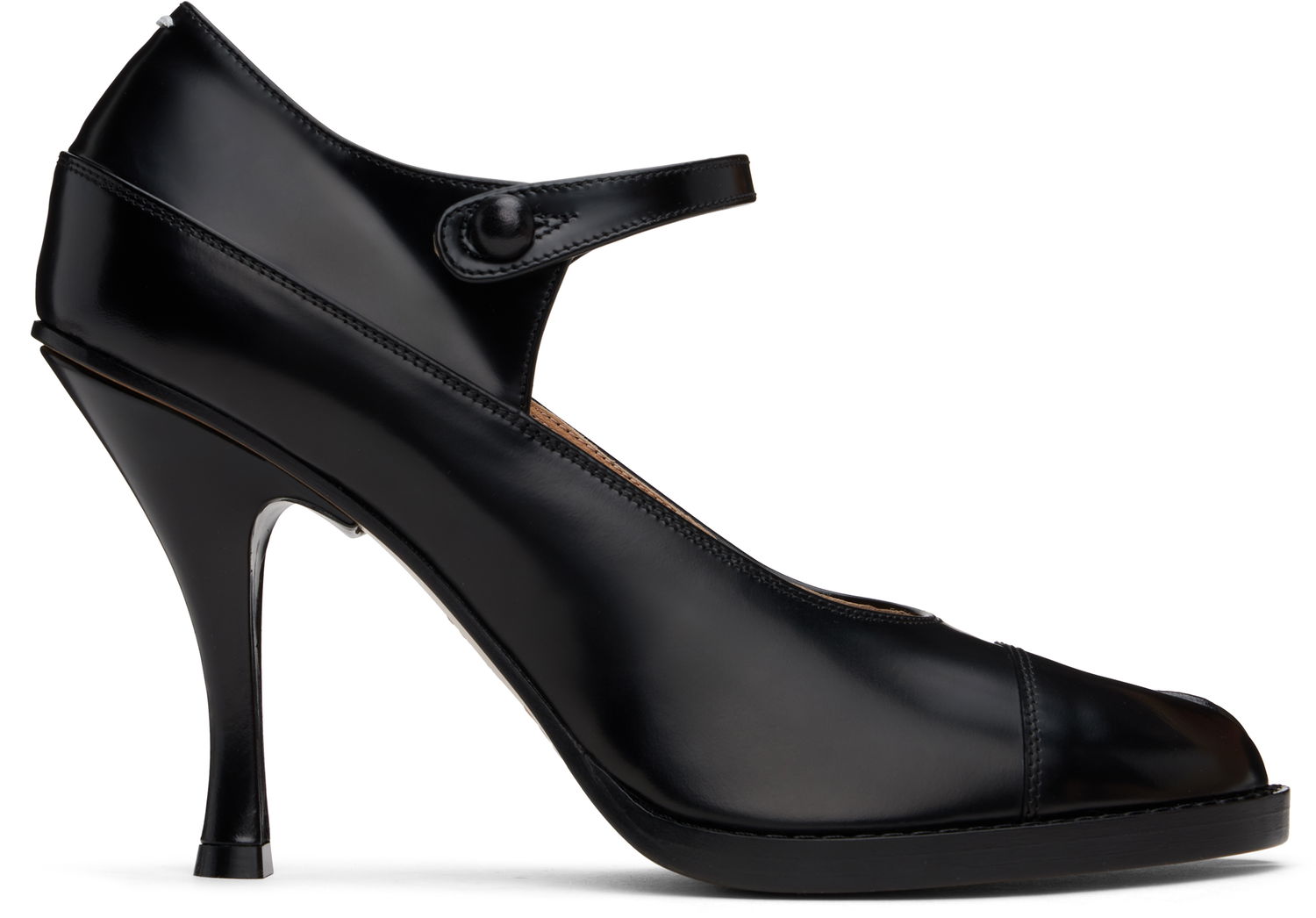 Кецове и обувки Maison Margiela Tabi Bourgeoise Heels Черно | S58WL0269 PS679, 0