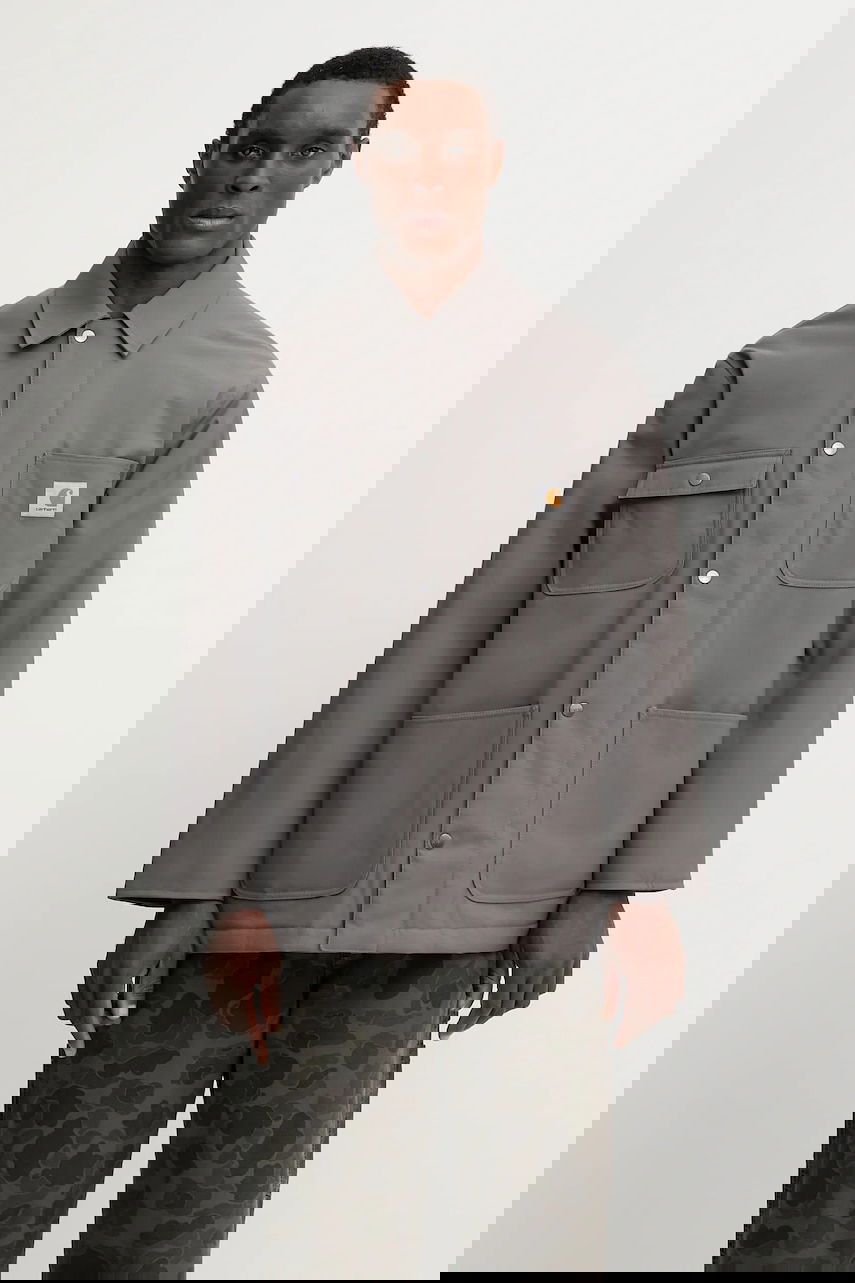 Яке Carhartt WIP Leroy Chore Coat Сиво | I035343.33CXX, 0