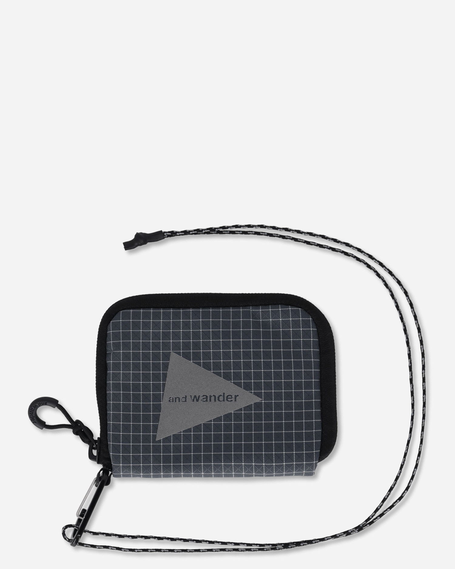 Портфейл and wander Ocean Ripstop Zipper Wallet with Lanyard Сиво | 5745977119 020, 0