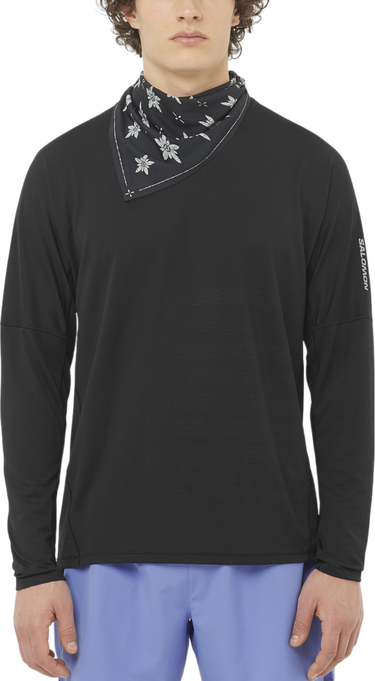 Тениска Salomon Salomon Sense Aero Graphic Long Sleeve Tee Черно | lc2694-0, 0