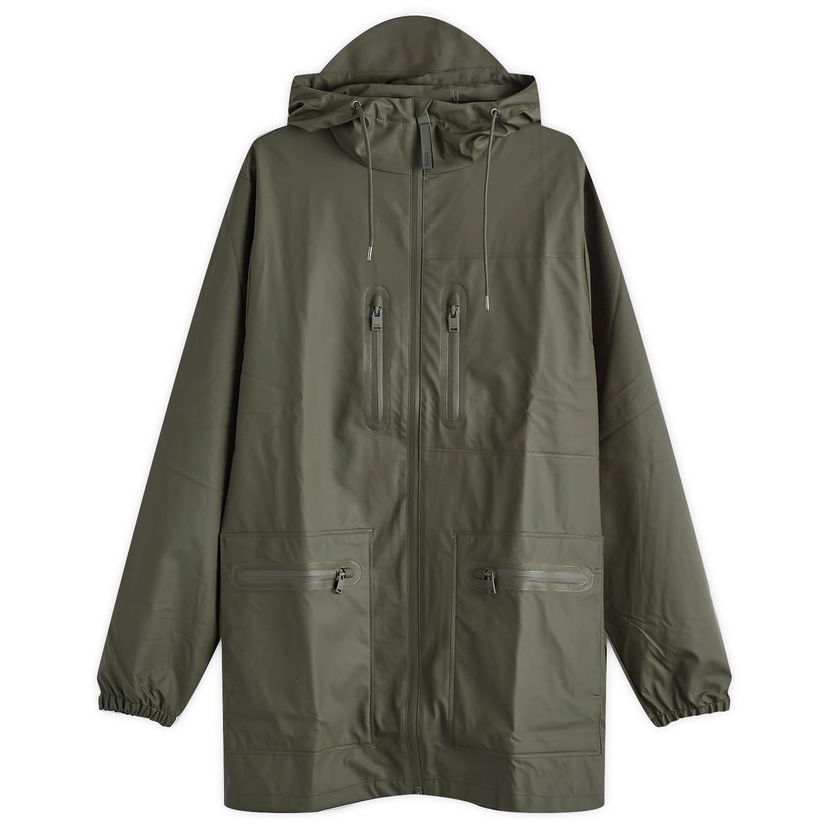 Парка Rains Cargo Long Jacket Зелено | 12060-03