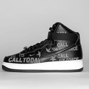 Кецове и обувки Nike Air Force 1 High '07 Premium Черно | CU1414-001, 5