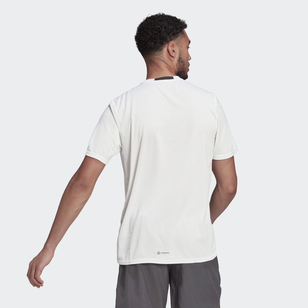Тениска adidas Originals AEROREADY Designed for Movement Сиво | HF7215, 1