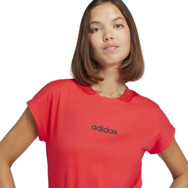 Тениска adidas Performance Linear Short Sleeve T-Shirt Червено | JG8661, 5