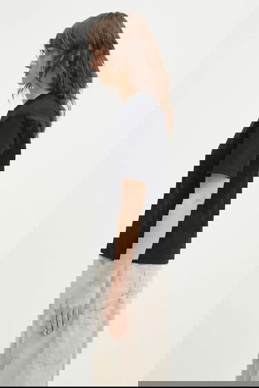 Тениска Carhartt WIP Short Sleeve Luca T-Shirt Черно | I034633.89XX, 1