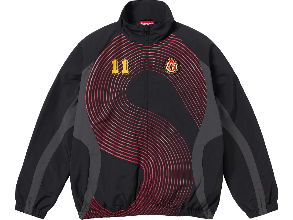 Ветровка Supreme S Logo Track Jacket Size L Черно | FW24J67 BLACK, 0