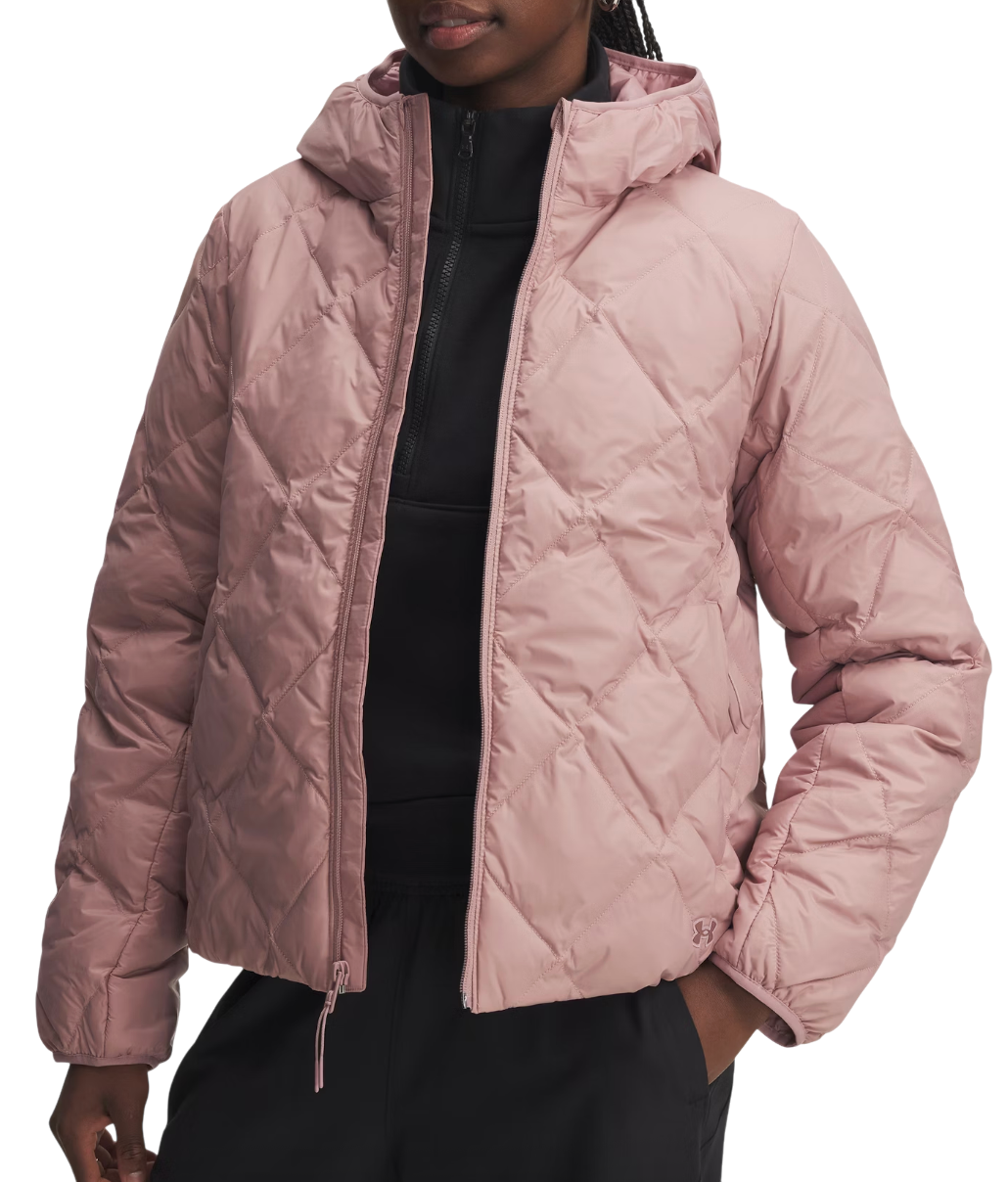 Пухо яке Under Armour Legend Down Hooded Quilted Jacket Розово | 6008818-673, 0