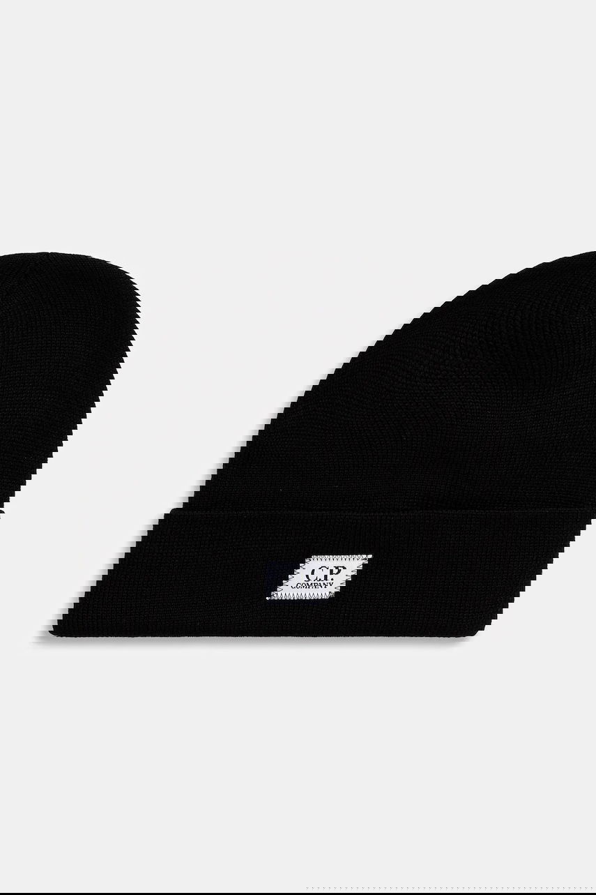 Шапка C.P. Company Wool Beanie Черно | 19CMAC305A005509A, 0