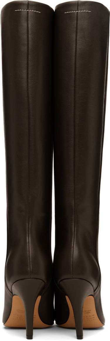 Кецове и обувки Maison Margiela MM6 Maison Margiela Architype Knee-High Boots Черно | S59WW0114 P6783, 4