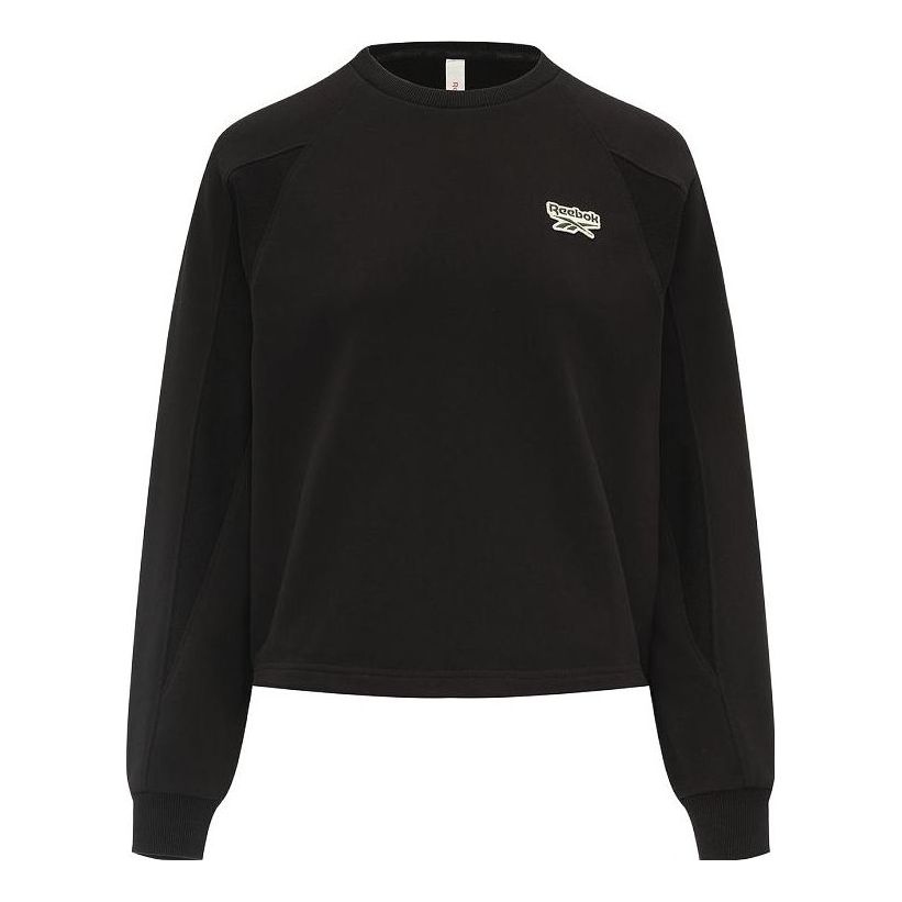 Пуловер Reebok Round Neck Loose Pullover Sweatshirt Черно | 23FRC304WGH0